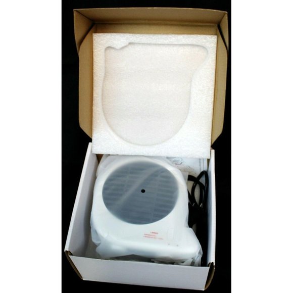 2-n-1 White Fan Space Heater and Air Purifier Small Portable Air Quality Heating - Picture 5 of 12